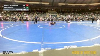 73 lbs Consi Of 4 - A'Raeya Richardson, MNW Cougars vs Aria Shifflet, Legacy Dragons