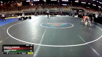 155 lbs Cons. Round 3 - Madison Secoy, Columbus vs Makayla Harrison, RPA Wrestling