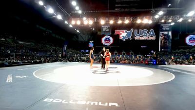 130 lbs Champ. Rd Of 32 - Zoey Pulver, Washington vs Finley Evjen, South Dakota