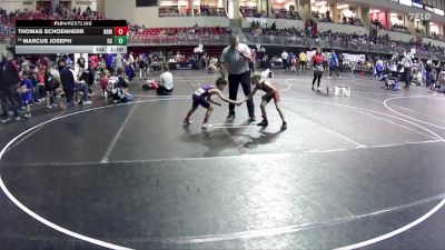 59 lbs Cons. Round 2 - Marcus Joseph, GI Grapplers vs Thomas Schoenherr, North Bend Matcats