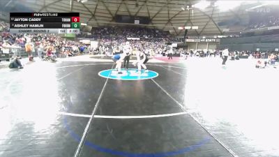 Boys 1B/2B 190 Champ. Round 2 - Jayton Caddy, Tonasket vs Ashley Hamlin, Friday Harbor