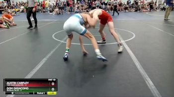 113 lbs Round 4 (8 Team) - Austin Carfley, The Compound RTC vs Dom DiGiacomo, Seagull Blue