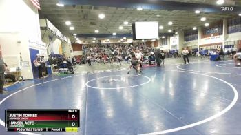 126 lbs Champ. Round 2 - Justin Torres, Brawley Union vs Hansel Acte, Eisenhower