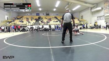 110 lbs Quarterfinal - Harper Golden, Platte County vs Genesis Hernandez, Bentonville Girls