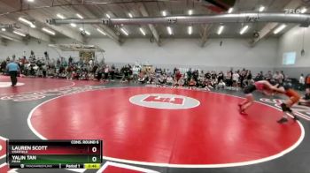 115 lbs Cons. Round 6 - Lauren Scott, Chatfield vs Yalin Tan, Mead