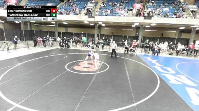 110 lbs Cons. Semi - Angelina Manlapaz, Unattached vs Eva Hermansson, Unattached