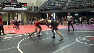 197 lbs Quarterfinal - Michael Moreno, Arizona Christian University vs Asher Ruchti, Southern Oregon