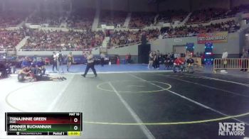 D4-132 lbs Cons. Round 3 - Spinner Buchannan, Chino Valley vs Tsinajinnie Green, Page