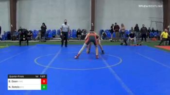 136 lbs Quarterfinal - Brandon Dean, Force vs Nicholas Rotolo, Bitetto