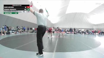 165 lbs Cons. Round 5 - Roman Onorato, Glenville State vs Luke Leclerc, Bellarmine