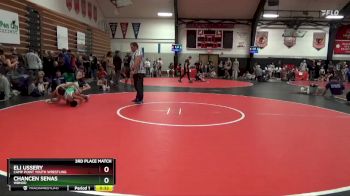 3rd Place Match - Eli Ussery, Camp Point Youth Wrestling vs Chancen Senas, WBNDD