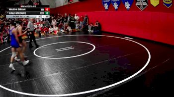 145 lbs Champ. Round 2 - Mason Bryan, West Allegheny Hs vs Cole Stroupe, Beaver County Christian School