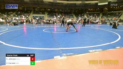 130 lbs Quarterfinal - Christopher Johnson, Bear Cave vs Callahan Earnest, Jayhawk Wrestling Club