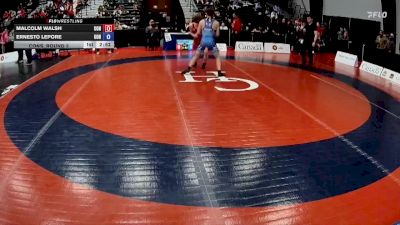 55kg Cons. Round 2 - Malcolm Walsh, Unaffiliated ON vs Ernesto Lepore, Coast Wrestling Academy & Society