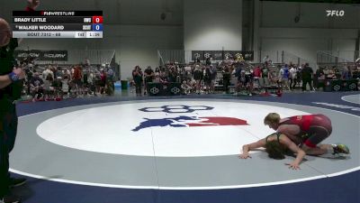 68 lbs Champ. Round 2 - Brady Little, Howell Wrestling Club vs WALKER WOODARD, Social Circle USA Takedown