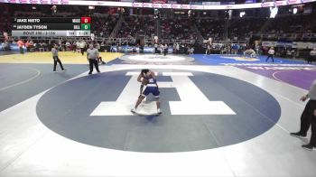 I-138 lbs Champ. Round 2 - Jayden Tyson, Bellport vs Jake Nieto, Massapequa