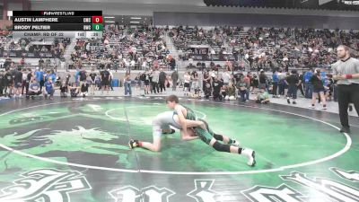 100 lbs Champ. Rd Of 32 - Brody Peltier, Belgrade Wrestling Club vs Austin Lamphere, Cowboy Mat Club