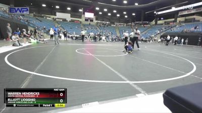 37 lbs 5th Place Match - Warren Hendricks, South Central Punishers vs Elliott Liogghio, Jaguar Wrestling Club