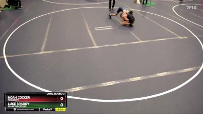 130 lbs Cons. Round 3 - Luke Braddy, Blaine Wrestling vs Noah Cocker, Minnesota