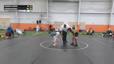 80-84 lbs Quarterfinal - Maddox Foster, Valor Wrestling vs Easton Walden, Hobbs Elite Wrestling