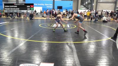 100 lbs Consolation - Frank Nicholson, Sciota vs Coda Clifford, Hermon