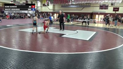65.6-71.8 lbs Champ. Round 5 - Kobe Gordon, Jesup Mat Club vs Macoy Heishman, Big Game Wrestling Club