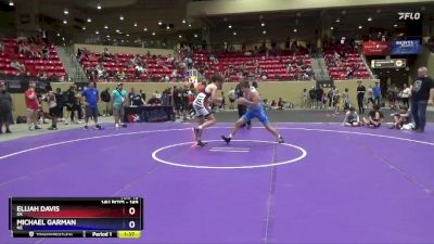 149 lbs Semifinal - Elijah Davis, OK vs Michael Garman, NE