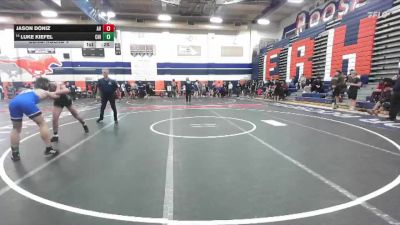 150 lbs Cons. Round 4 - Jason Doniz, Apple Valley vs Luke Kiefel, Chino