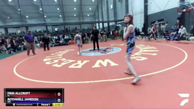 87 lbs Semifinal - Finn Allcroft, FL vs Rothwell Jameson, WA