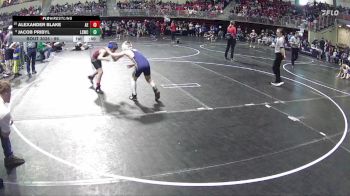 95 lbs Champ. Round 1 - Alexander Blake, Arlington Eagles vs Jacob Pribyl, Lincoln Squires Wrestling Club