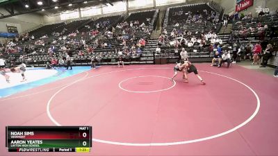 147 lbs Champ. Round 1 - Aaron Yeates, Layton High School vs Noah Sims, Viewmont