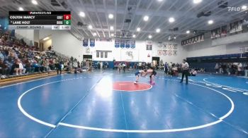 113 lbs Champ. Round 2 - Colton Marcy, Central vs Lane Holt, Douglas