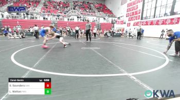 70 lbs Consolation - Sam Saunders, Shelton Wrestling Academy vs Lucas Walton, Piedmont