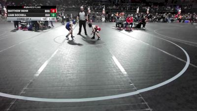 61 lbs Consi Of 4 - Matthew Behr, Manalapan vs Liam Sockell, Cranford