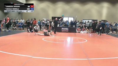 130 lbs Semis - Vanessa Segura, Empire Girls Wrestling vs Cecilia Verrilli, South Side Wrestling Club