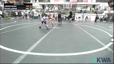 55-58 lbs Consolation - Andrew Baker, Standfast vs Maxen LaFever, Newcastle Youth Wrestling