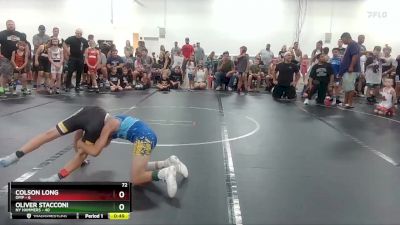 72 lbs Round 1 (4 Team) - Oliver Stacconi, NY Hammers vs Colson Long, OMP