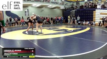 110 lbs. Cons. Round 4 - Addison St. George, Rockwood Summit vs Graclyn Hursh, Marshfield