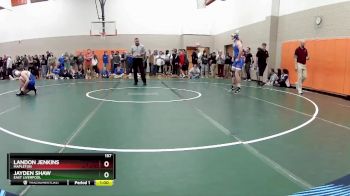 157 lbs Cons. Round 2 - Jayden Shaw, East Liverpool vs Landon Jenkins, Mapleton