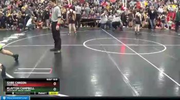 114 lbs Quarterfinal - Klayton Campbell, WCH Court House Cobras vs Gabe Carson, Miami Trace