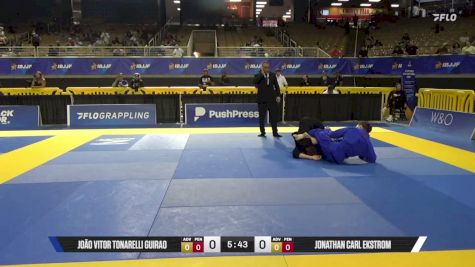 João Vitor Tonarelli Guirao vs JONATHAN CARL EKSTROM 2026 Pan Jiu Jitsu IBJJF Championship