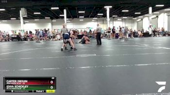 106 lbs Round 5 (6 Team) - Izaya Schickley, PA Alliance Blue vs Carter Drouin, Iron Horse Blue