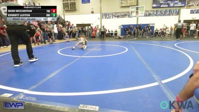 58 lbs Consolation - Nash McCuistion, Tiger Trained Wrestling vs Everett Luxton, Bartlesville Wrestling Club