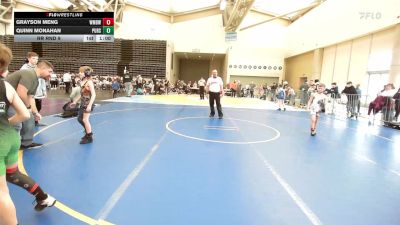 65 lbs Rr Rnd 9 - Grayson Meng, Williamstown K3 vs Quinn Monahan, Pursuit Wrestling Academy