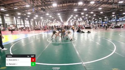 138 lbs Round Of 64 - Caiden Saavedra, VA vs Griffin Petzold, NY