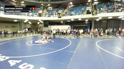 135 lbs Cons. Round 3 - Makenna Steele, Troy Triad vs Kristyanna Apostol, Lake Zurich