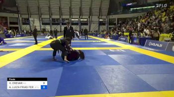 HELENA CREVAR vs ANA LUIZA FRIAS FERNANDES 2023 World Jiu-Jitsu IBJJF Championship