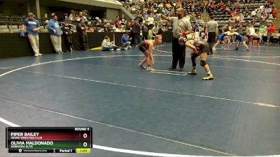 100 lbs Round 5 - Piper Bailey, Viking Wresting Club vs Olivia Maldonado, Nebraska Elite