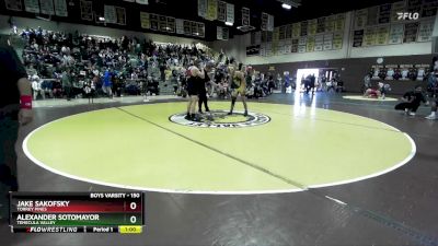 150 lbs Cons. Round 1 - Jake Sakofsky, Torrey Pines vs Alexander Sotomayor, Temecula Valley