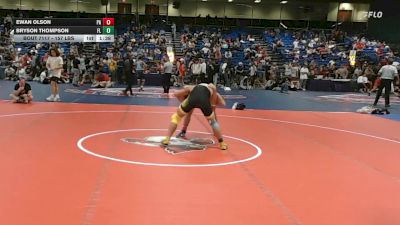 157 lbs Consi Of 64 #1 - Ewan Olson, PA vs Bryson Thompson, FL